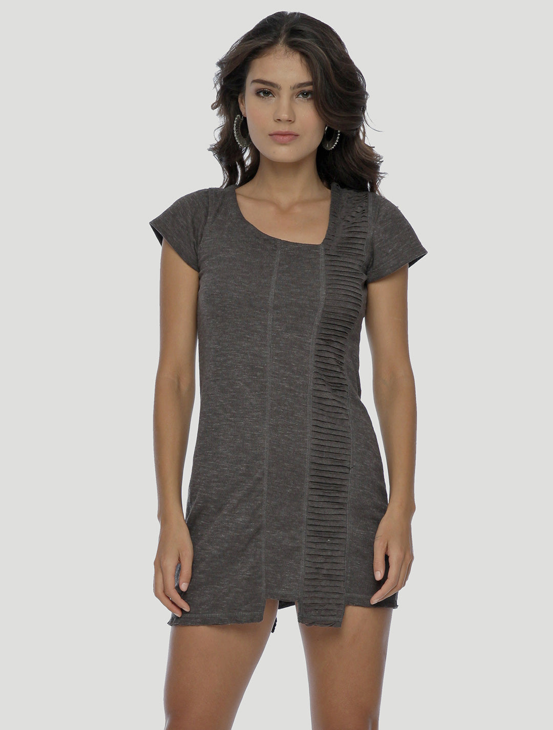 Freque Short Sleeves Tunic - Psylo Fashion