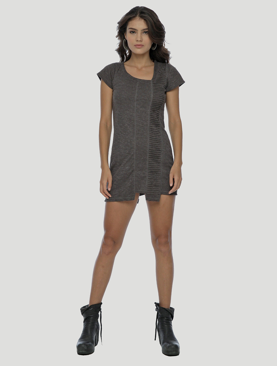 Freque Short Sleeves Tunic - Psylo Fashion