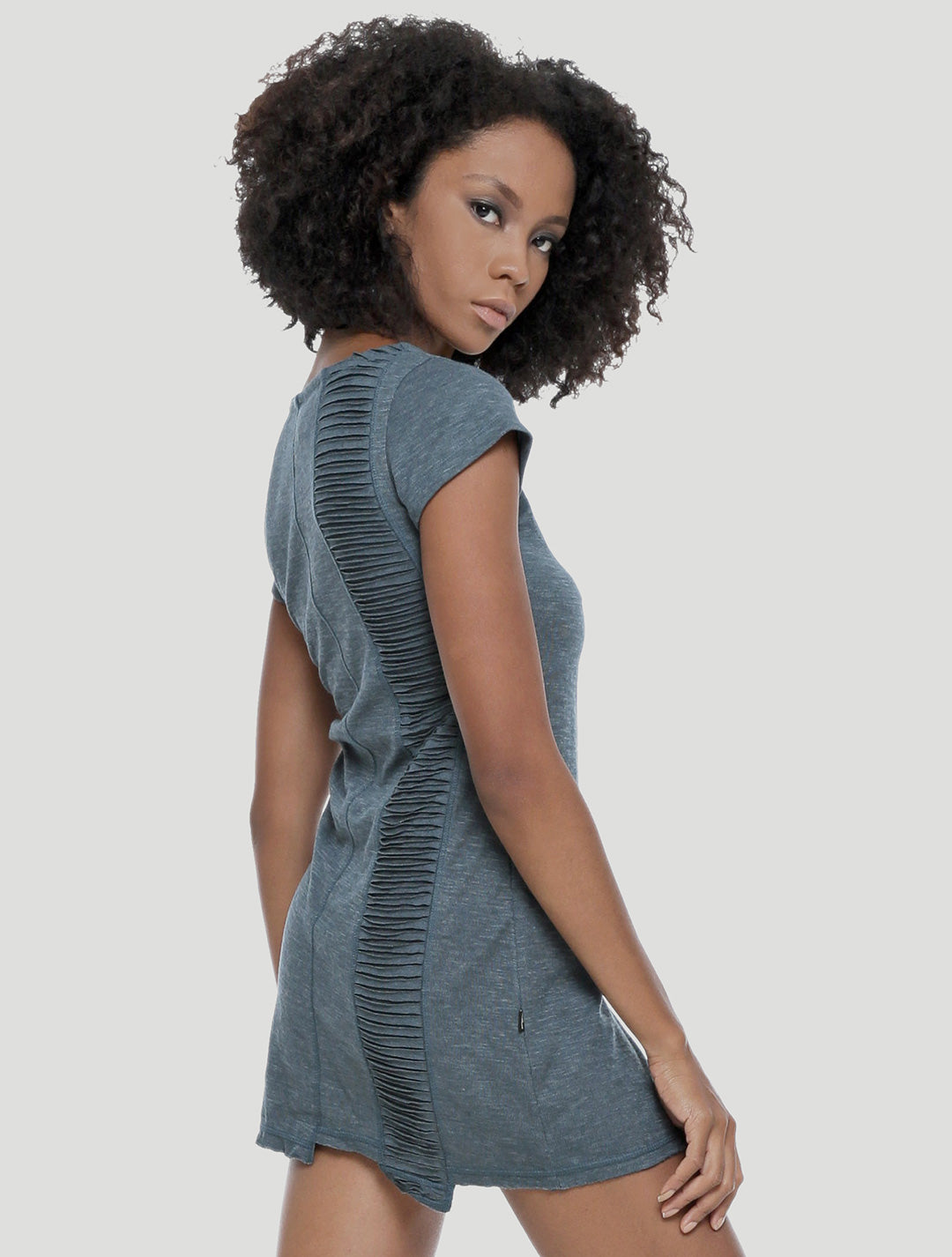 Freque Short Sleeves Tunic - Psylo Fashion