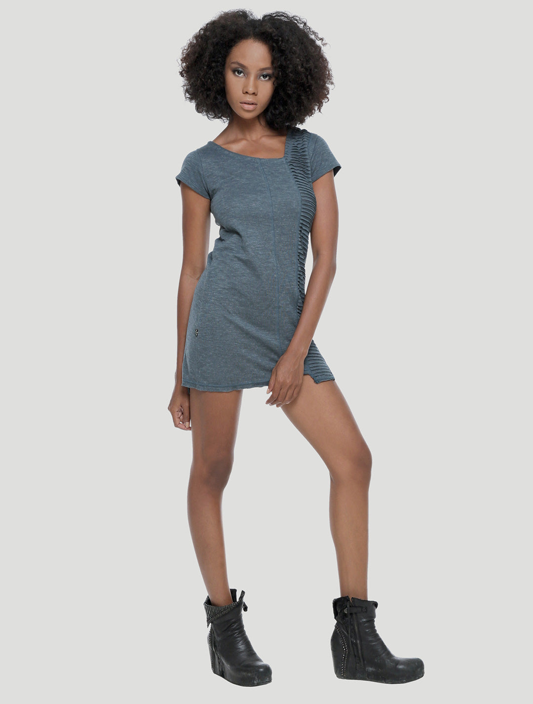 Freque Short Sleeves Tunic - Psylo Fashion