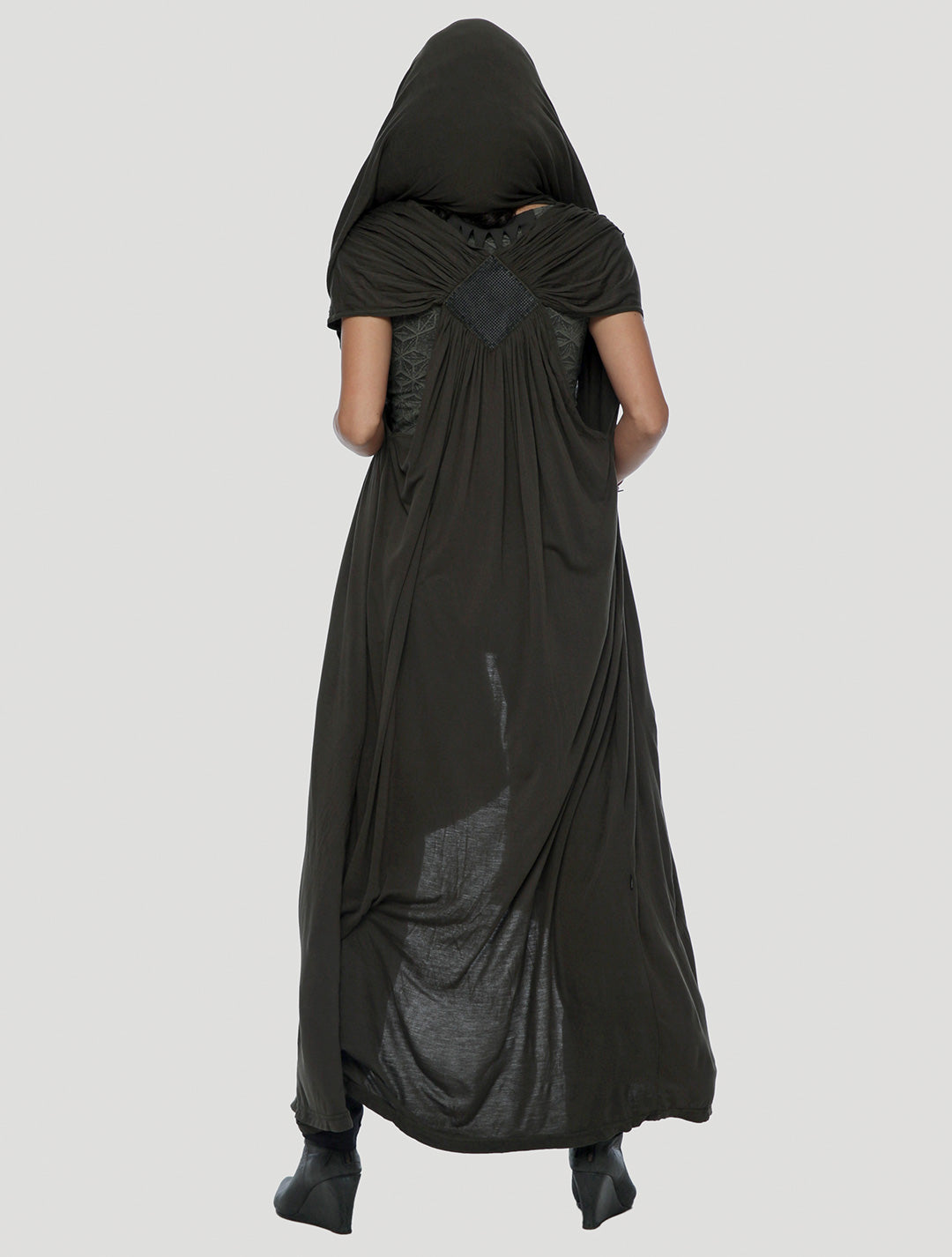 Forest Hooded Long Vest - Psylo Fashion