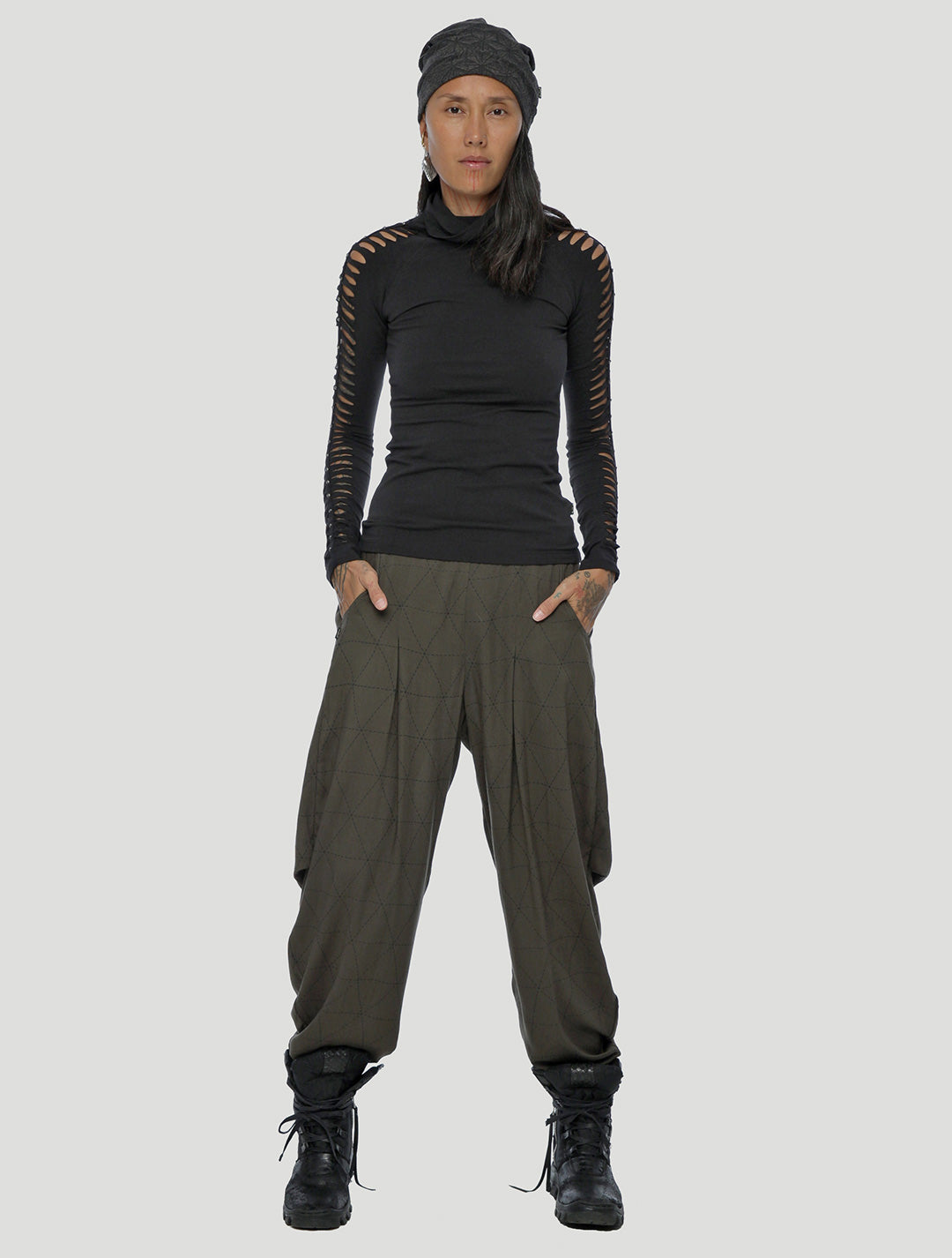 Geo Harem Pants - Psylo Fashion