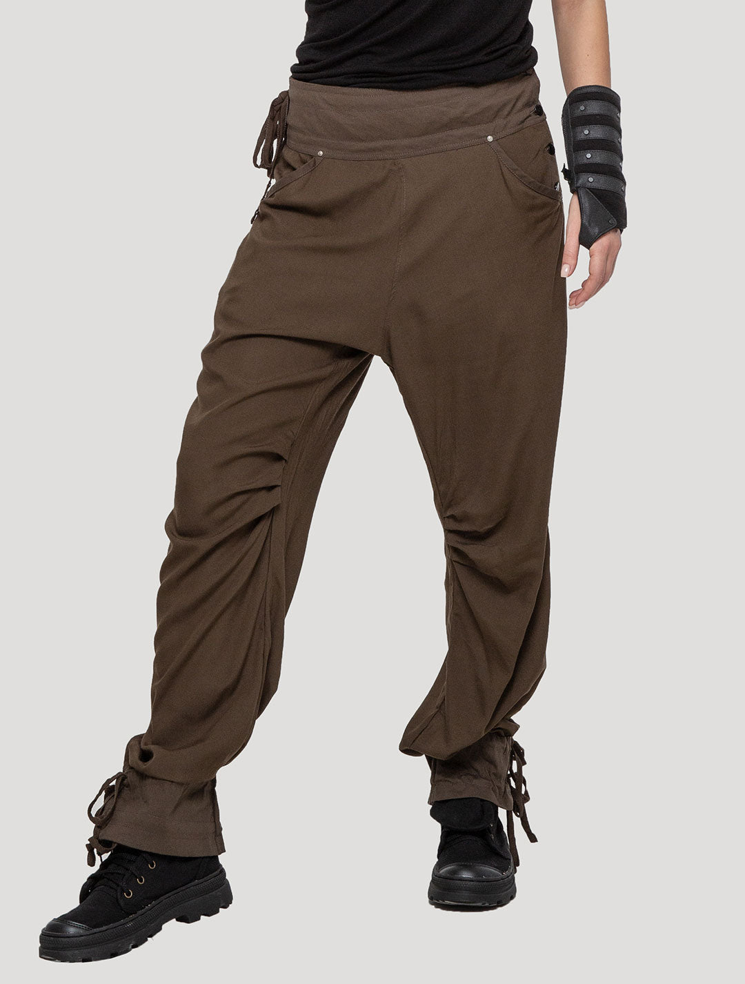 Olive green 'Idonea' Pants - Psylo Fashion