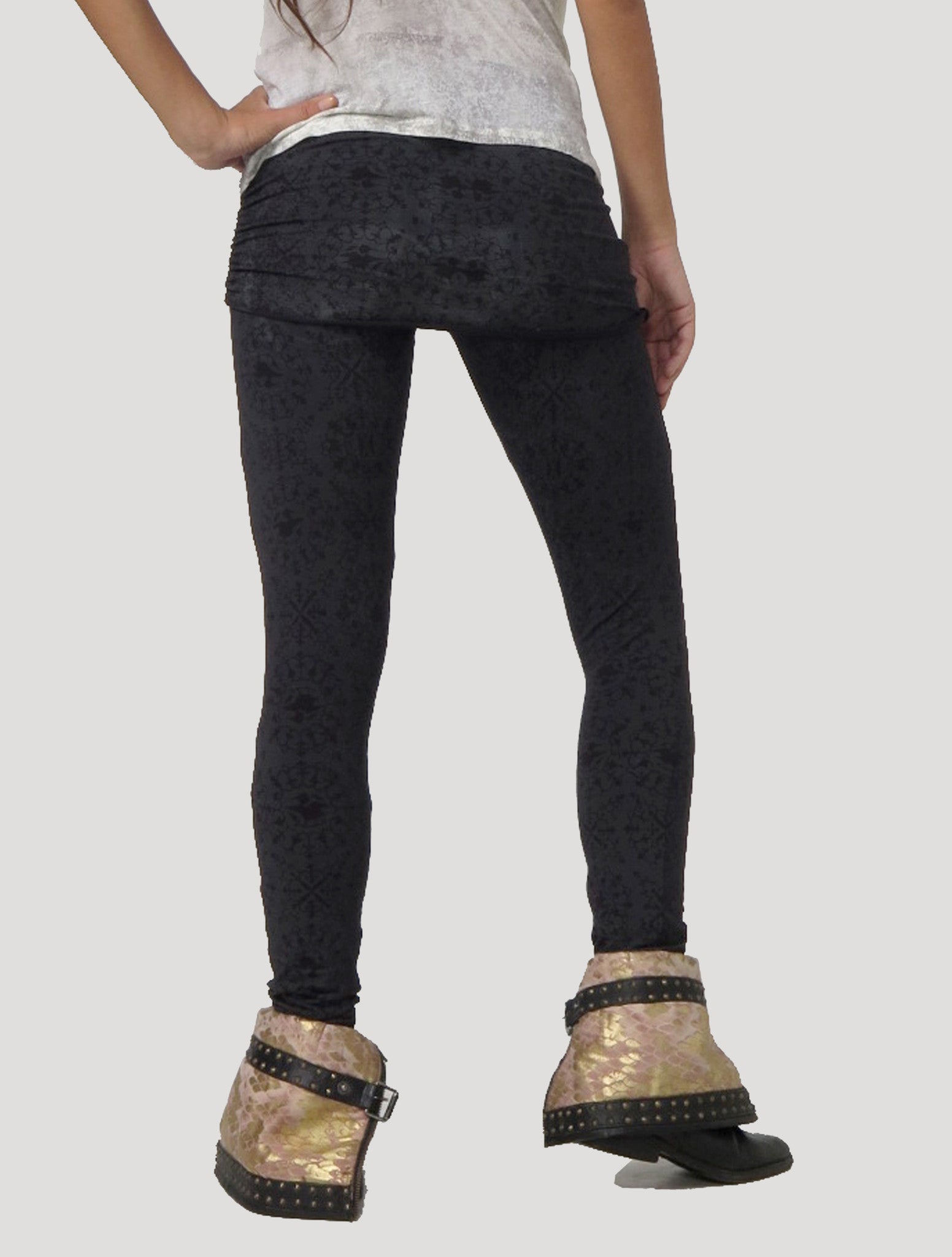 Isis The Goddess Skirted Long Leggings - Psylo Fashion