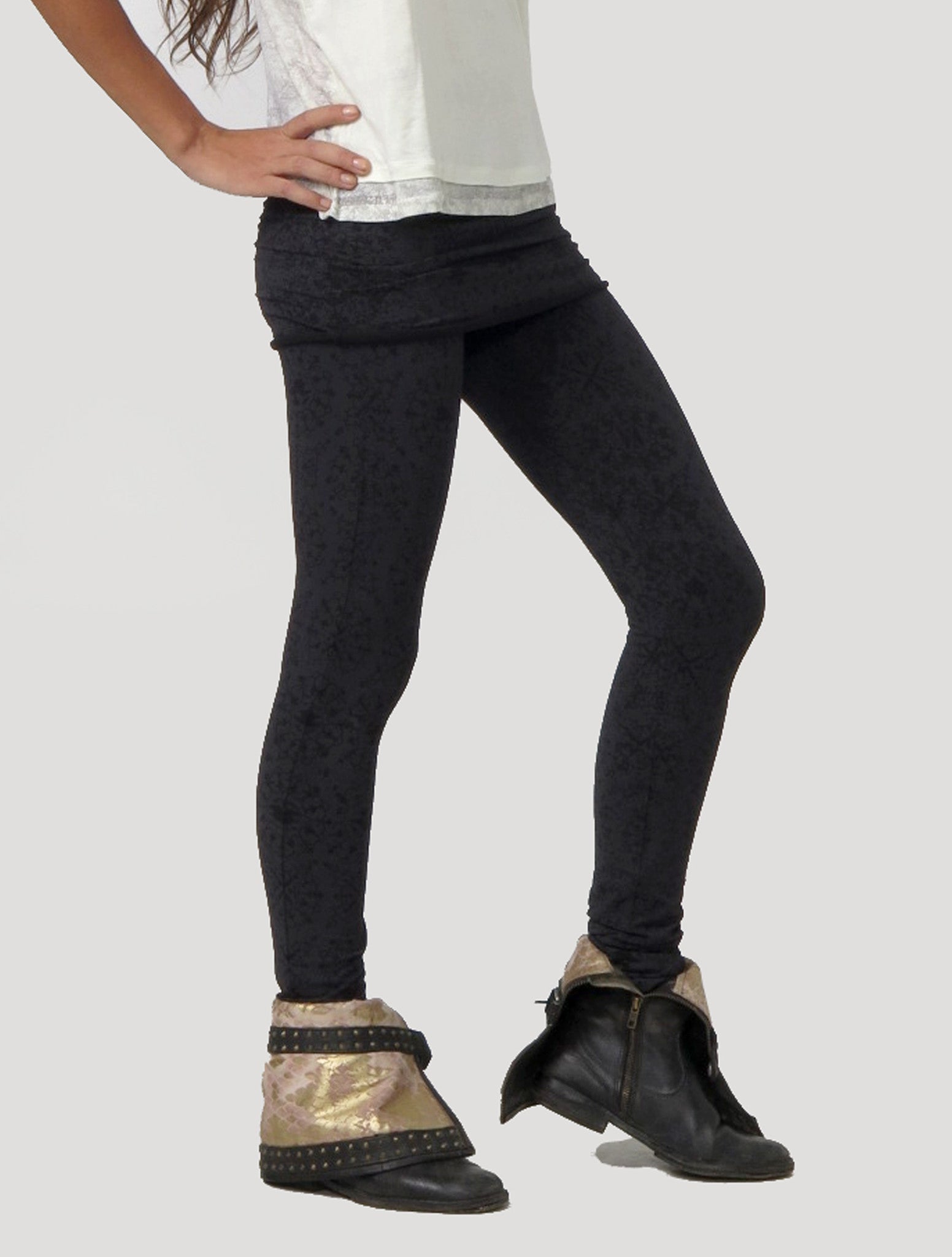 Isis The Goddess Skirted Long Leggings - Psylo Fashion