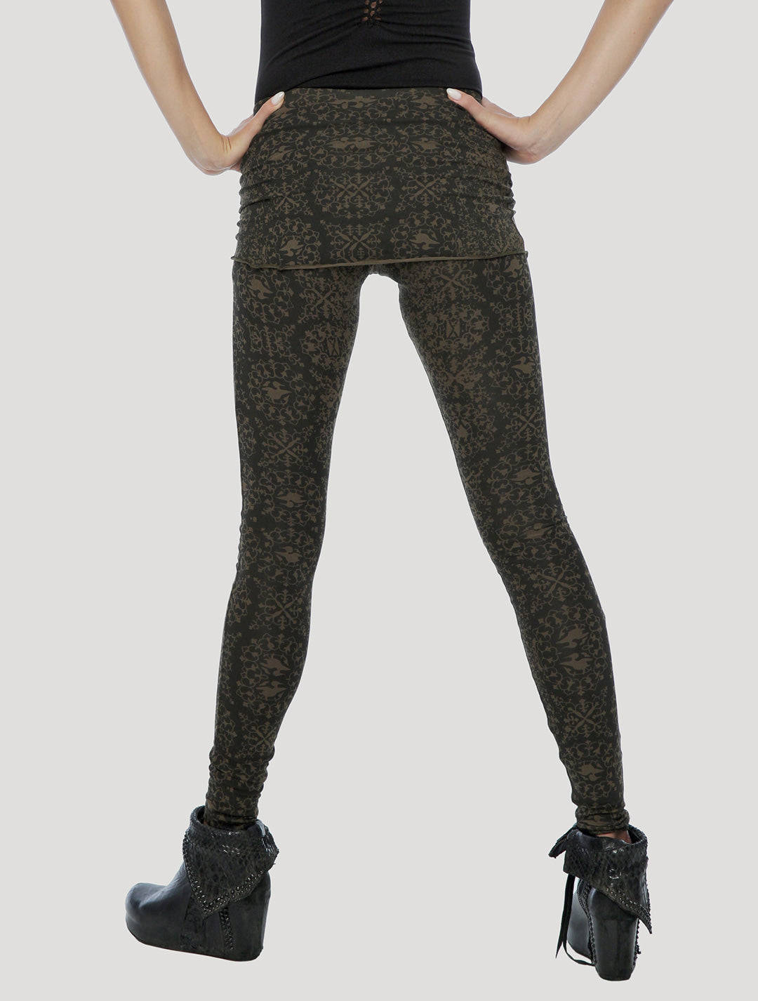 Isis The Goddess Skirted Long Leggings - Psylo Fashion