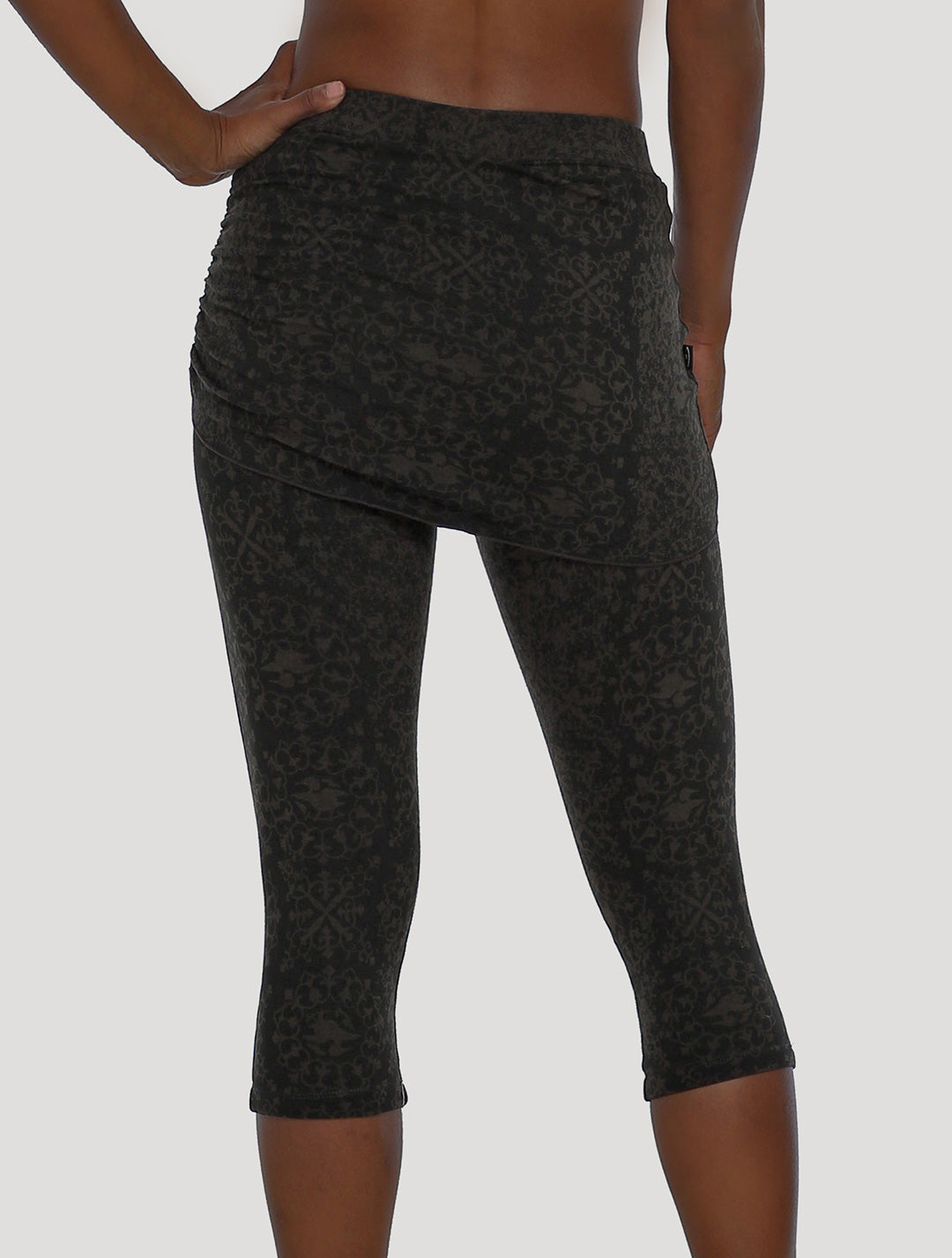 Isis The Goddess Skirted 3/4 Leggings - Psylo Fashion