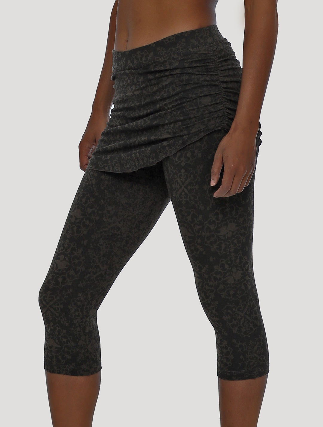 Isis The Goddess Skirted 3/4 Leggings - Psylo Fashion