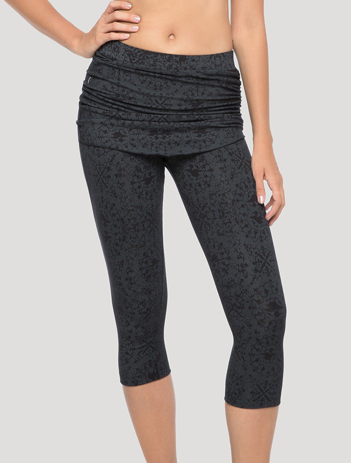 Isis The Goddess Skirted 3/4 Leggings - Psylo Fashion