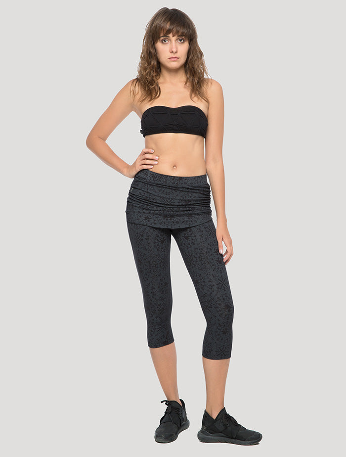 Isis The Goddess Skirted 3/4 Leggings - Psylo Fashion