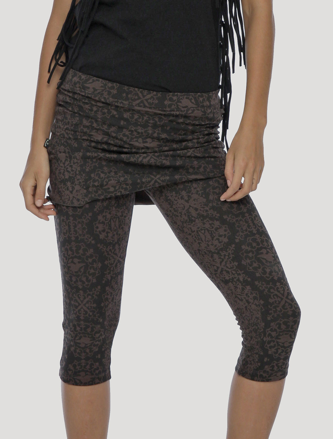 Isis The Goddess Skirted 3/4 Leggings - Psylo Fashion