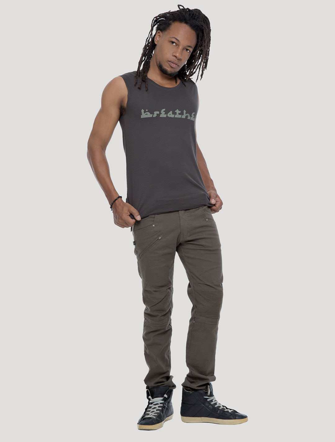 Inex Sleeveless Tee - Psylo Fashion