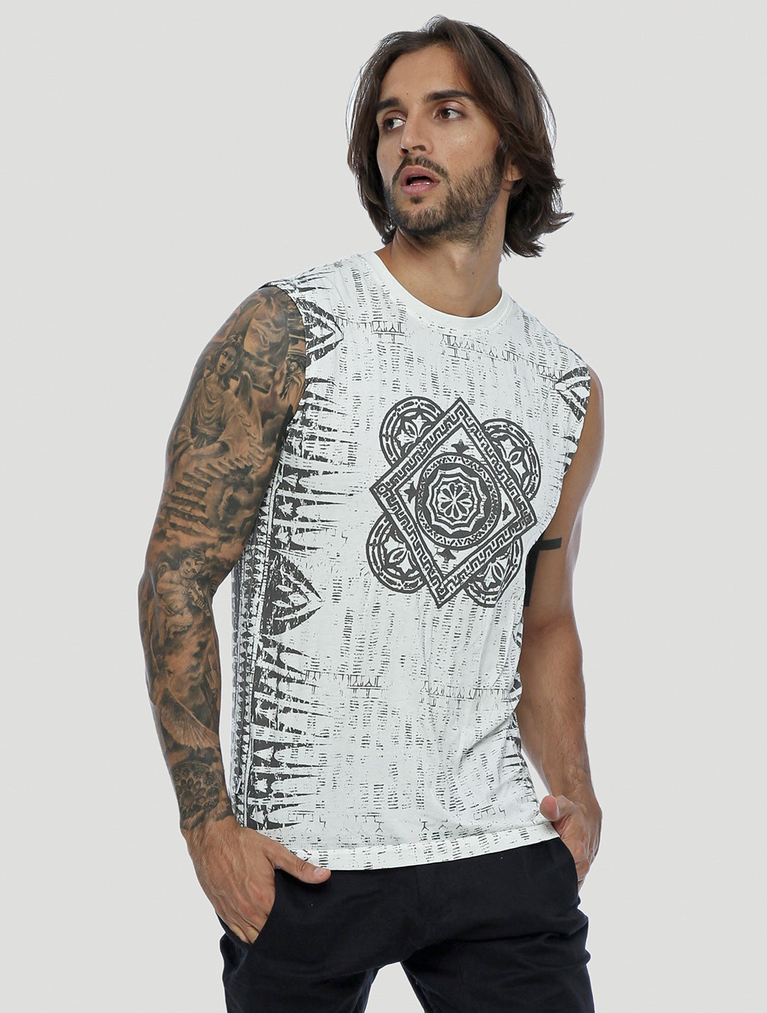 Jaya Sleeveless Tee - Psylo Fashion