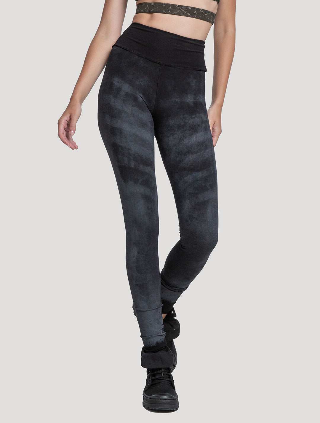 Black Jiva High Waist Leggings - Psylo Fashion