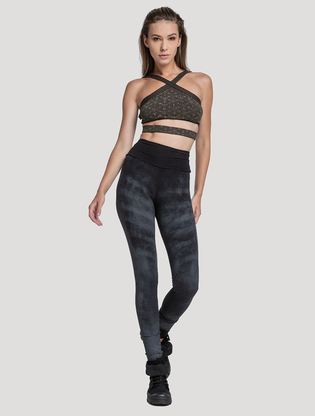 Black Jiva High Waist Leggings - Psylo Fashion