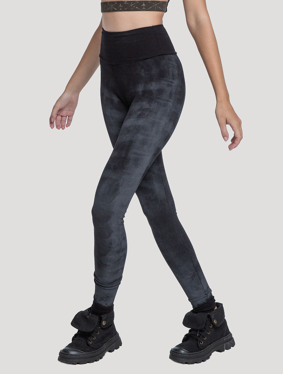 Black Jiva High Waist Leggings - Psylo Fashion