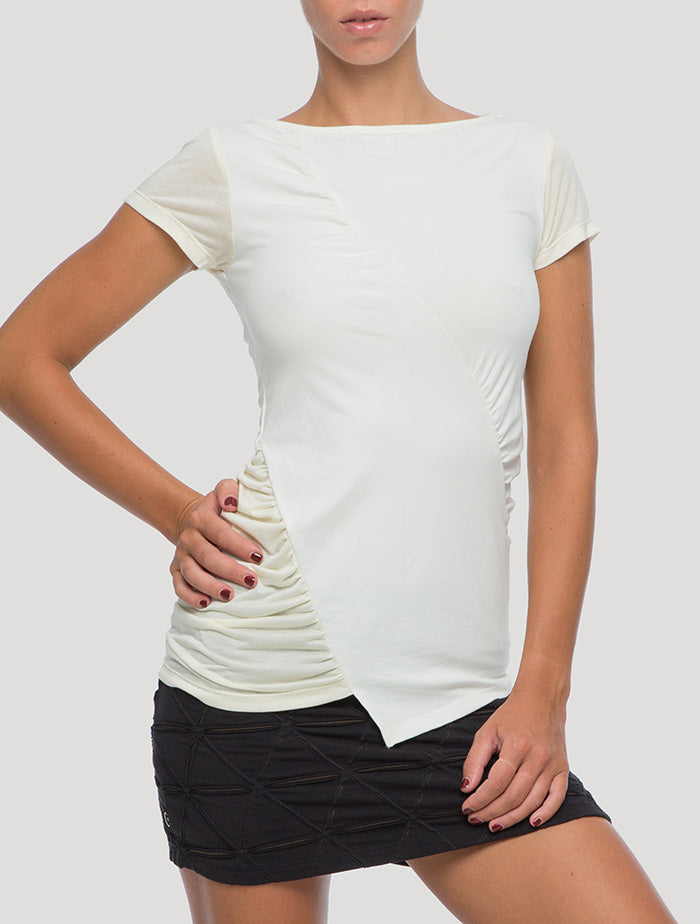 Kirtan Short Sleeves Top - Psylo Fashion