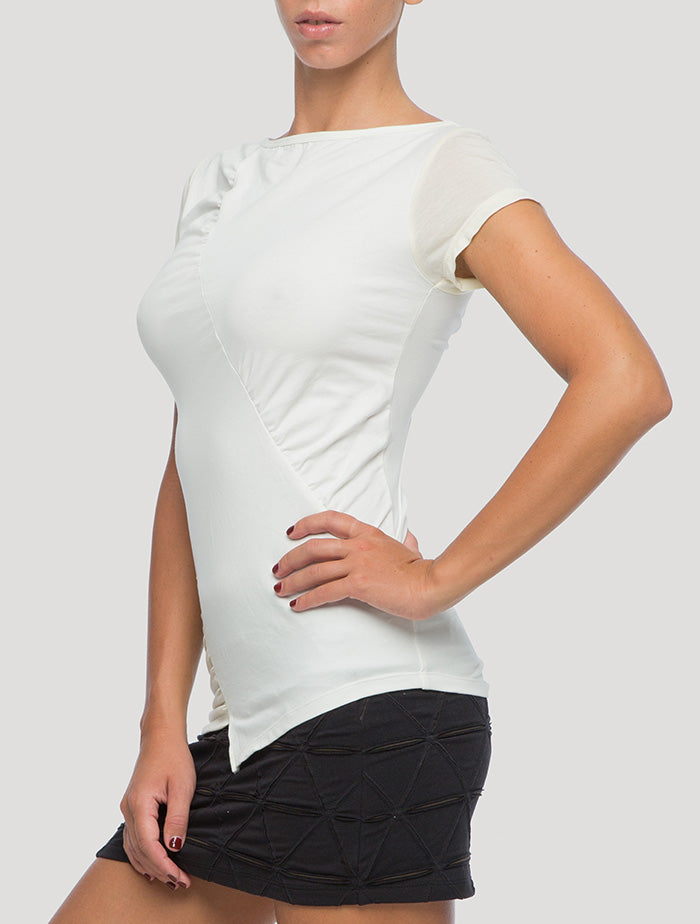 Kirtan Short Sleeves Top - Psylo Fashion