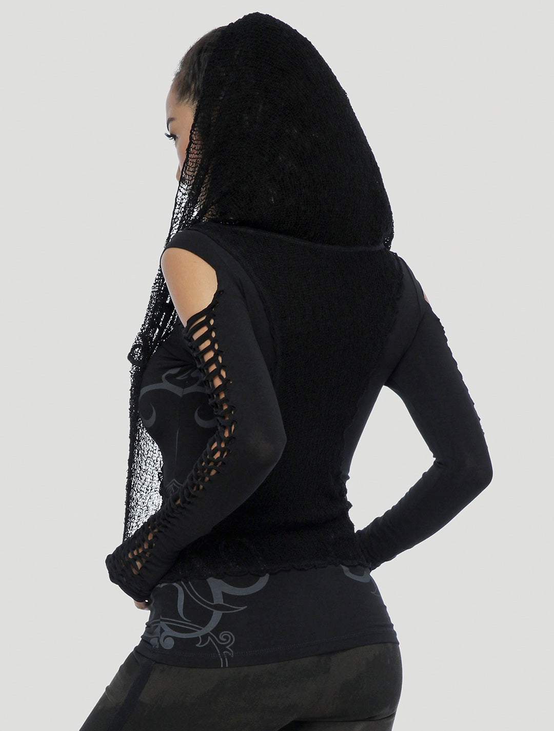 Long Neck Top Long Sleeves - Psylo Fashion