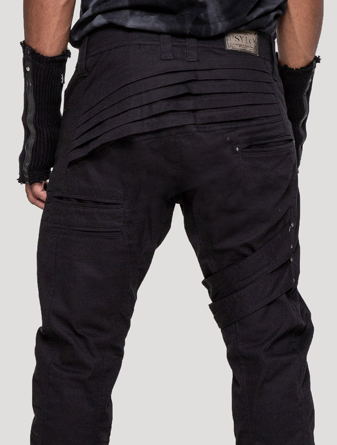 Black Lipat Pants - Psylo Fashion