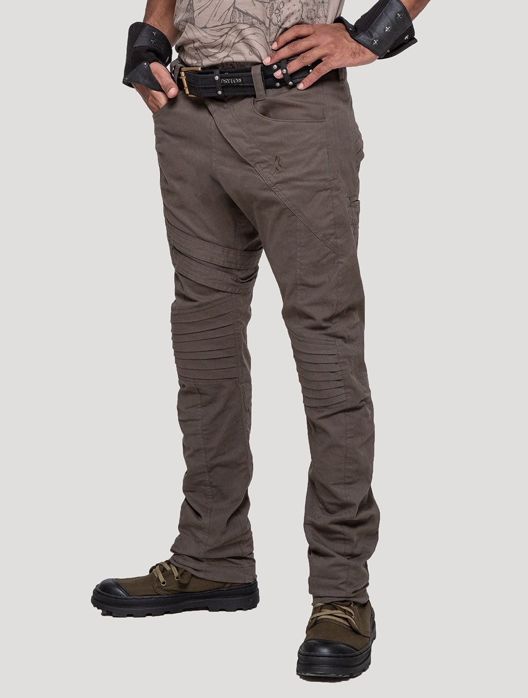 Olive green Lipat Pants - Psylo Fashion