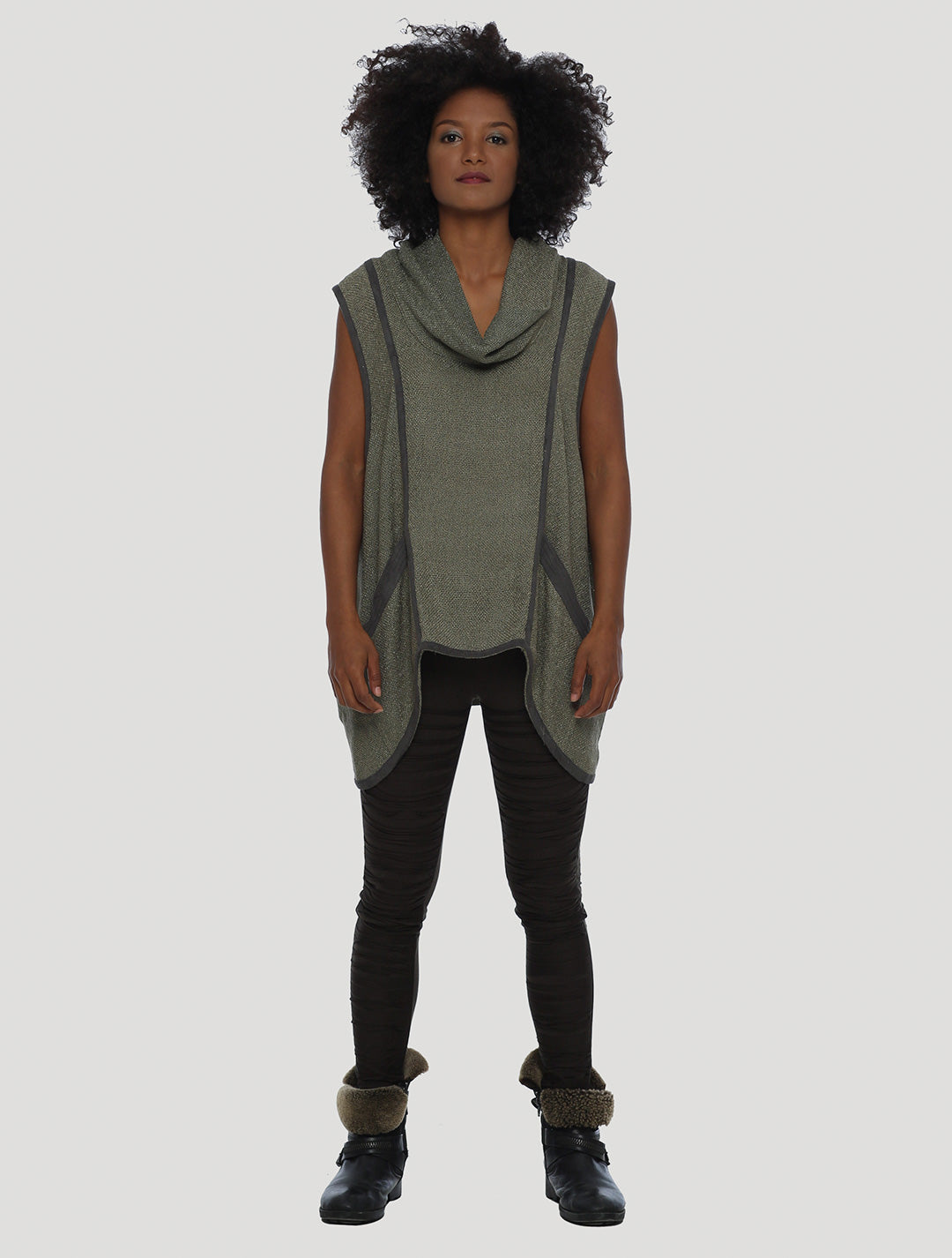 Mini Cleo Sleeveless Short Vest by Alekai - Psylo Fashion