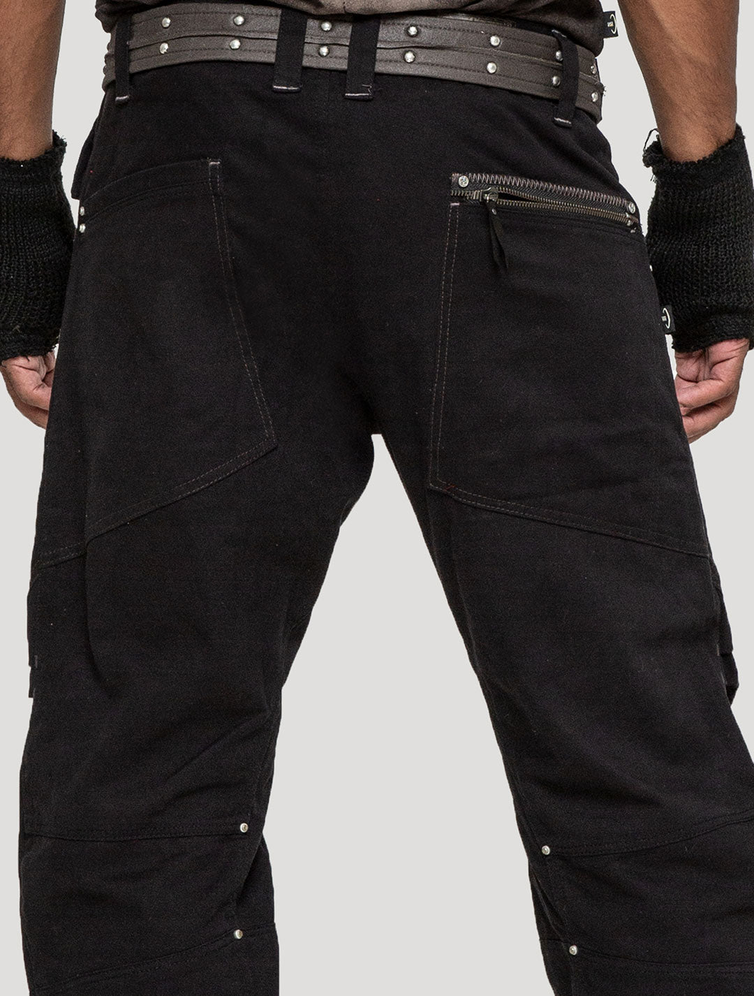 Black Magnus Pants - Psylo Fashion