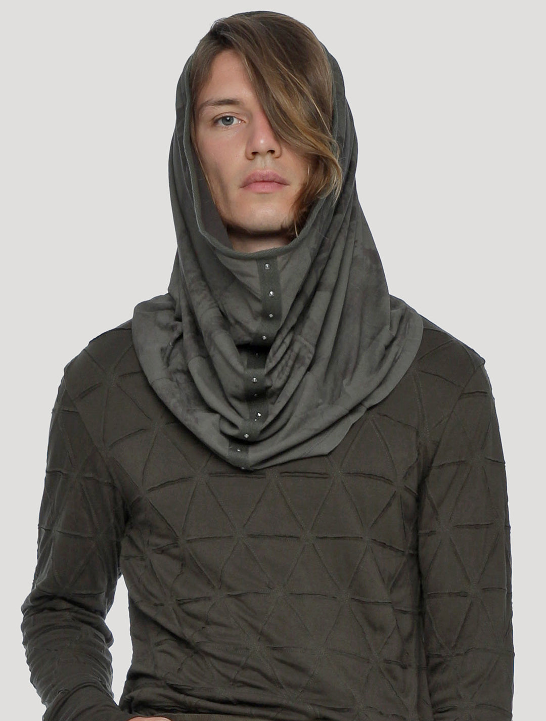 Marble Hooded Neck warmer - Psylo Fashion