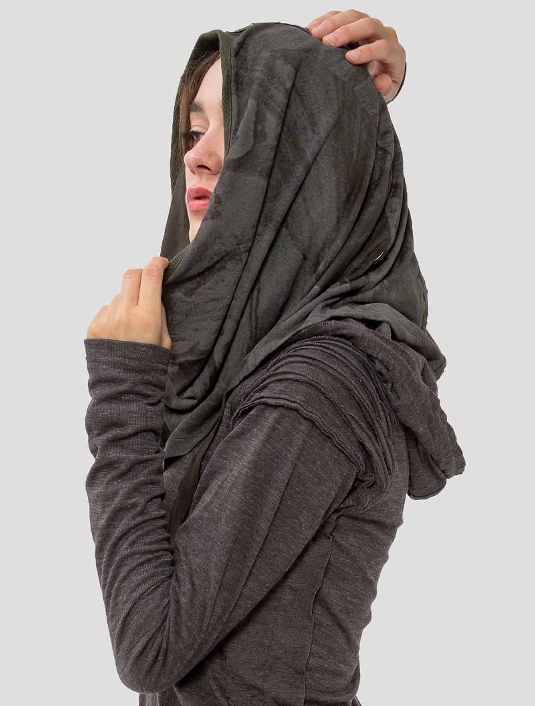 Marble Hooded Neck warmer - Psylo Fashion