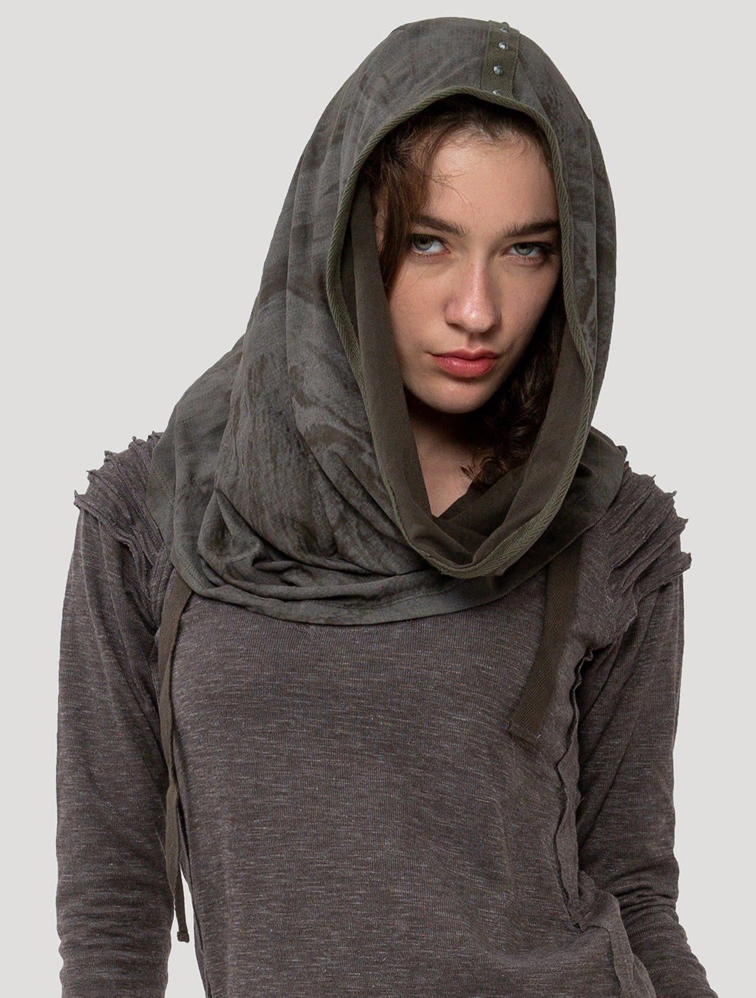 Marble Hooded Neck warmer - Psylo Fashion