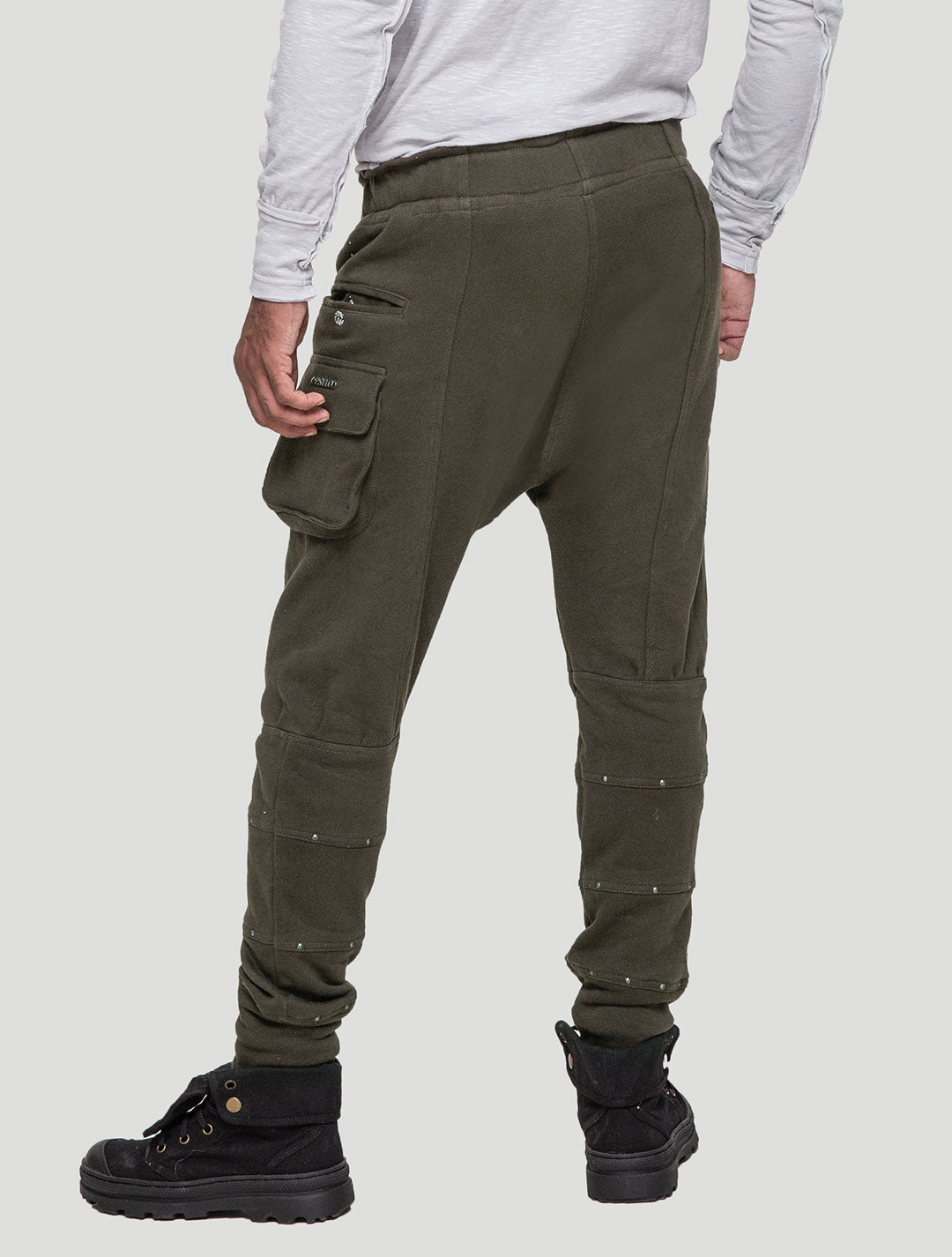 Olive green Mad Tracks Pants - Psylo Fashion