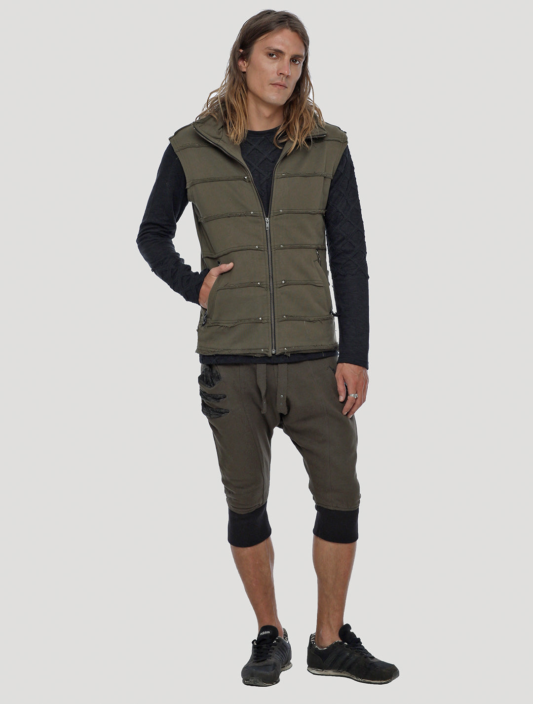 Moli Hoodie Vest - Psylo Fashion