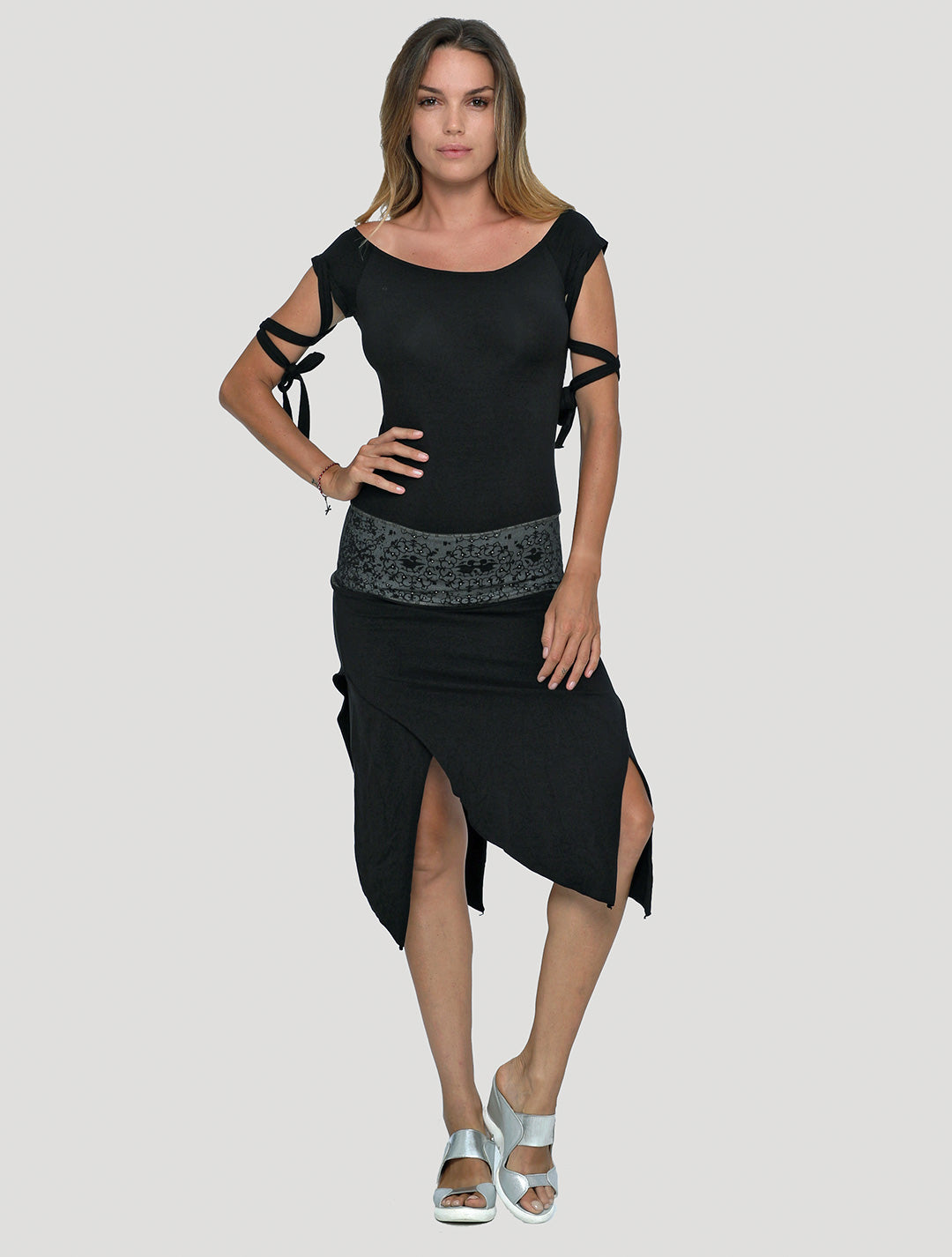 Monroe RMX Short Sleeves Corset Dress - Psylo Fashion