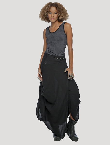 Nana Wrap Long Skirt - Psylo Fashion