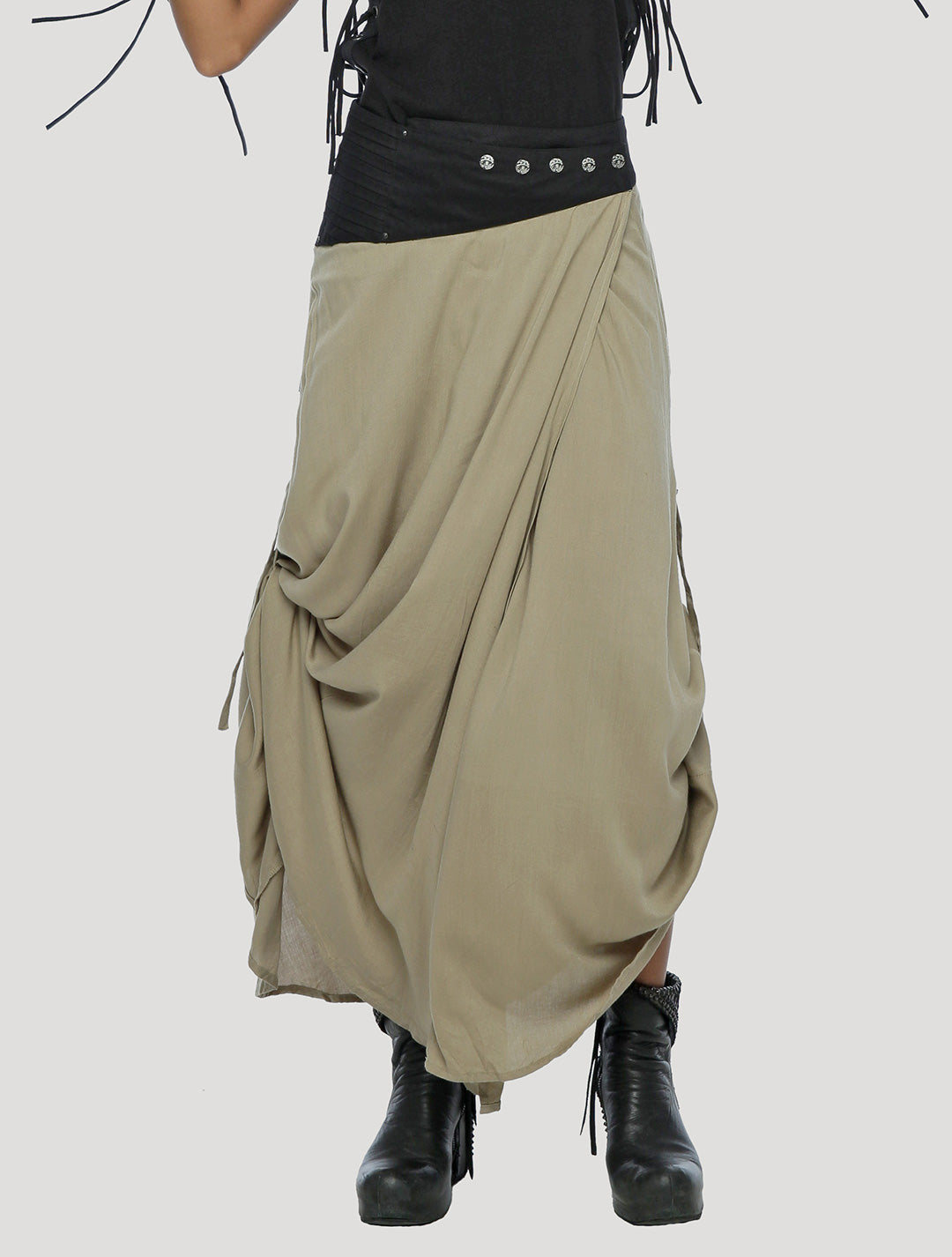 Nana Wrap Long Skirt - Psylo Fashion