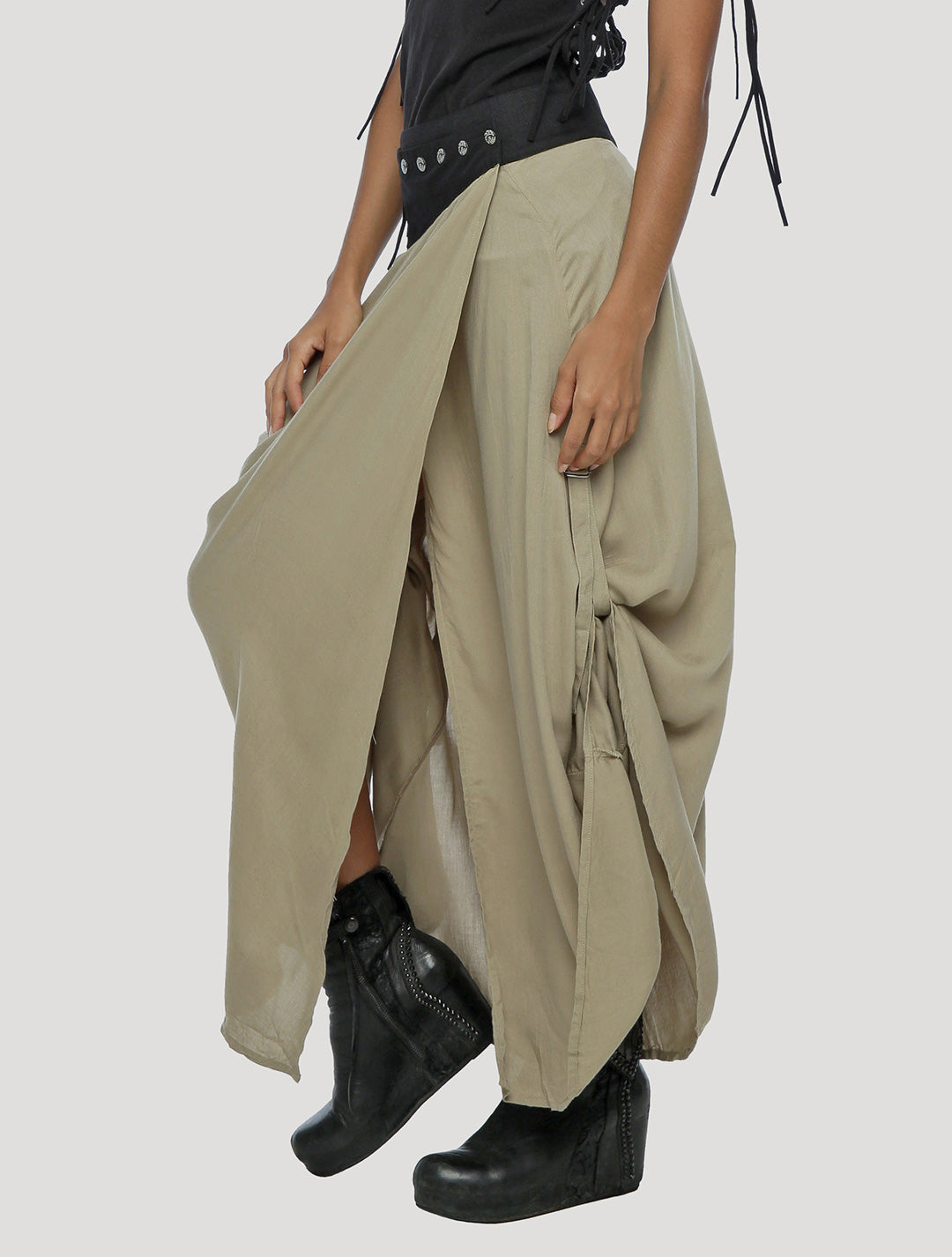 Nana Wrap Long Skirt - Psylo Fashion