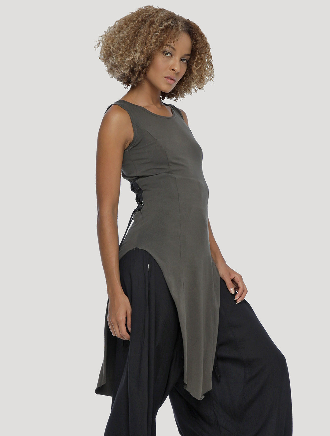 Olmac Sleeveless Tunic - Psylo Fashion