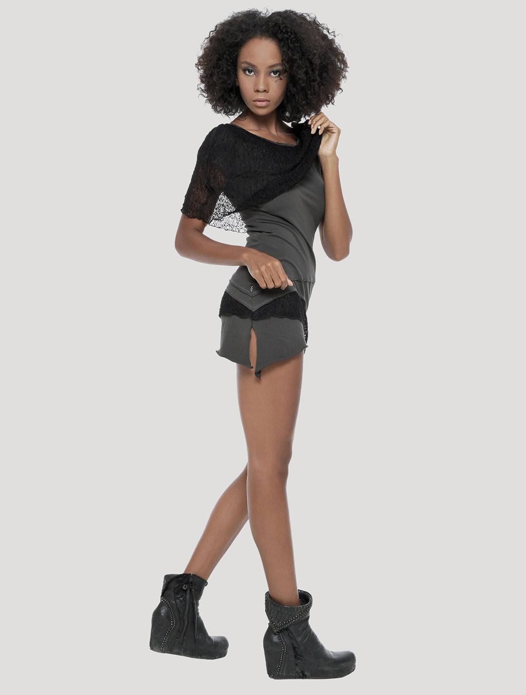 Onesa' Short Sleeves Mini Dress - Psylo Fashion