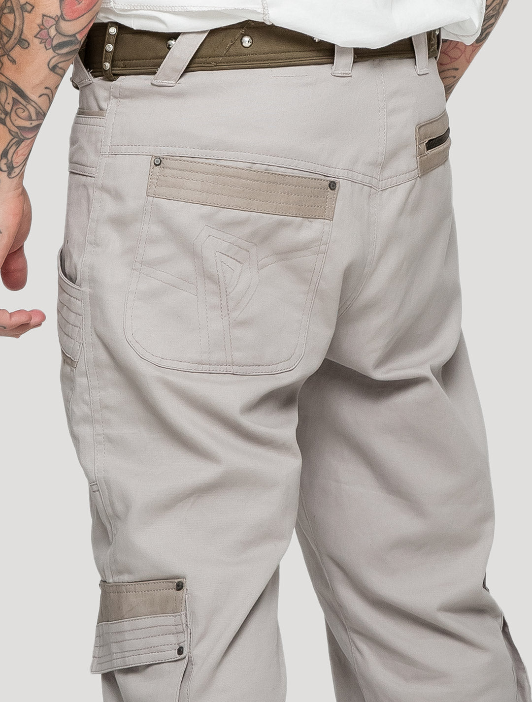 "Ornament Rmx" Cargo Pants - Psylo Fashion