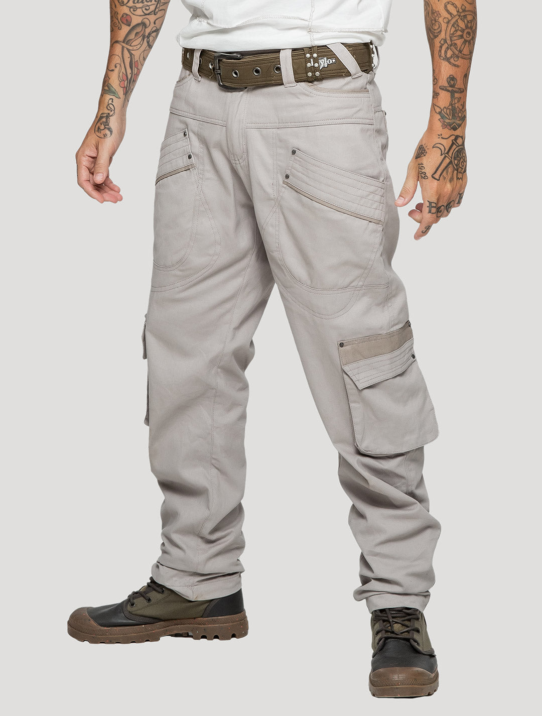 "Ornament Rmx" Cargo Pants - Psylo Fashion