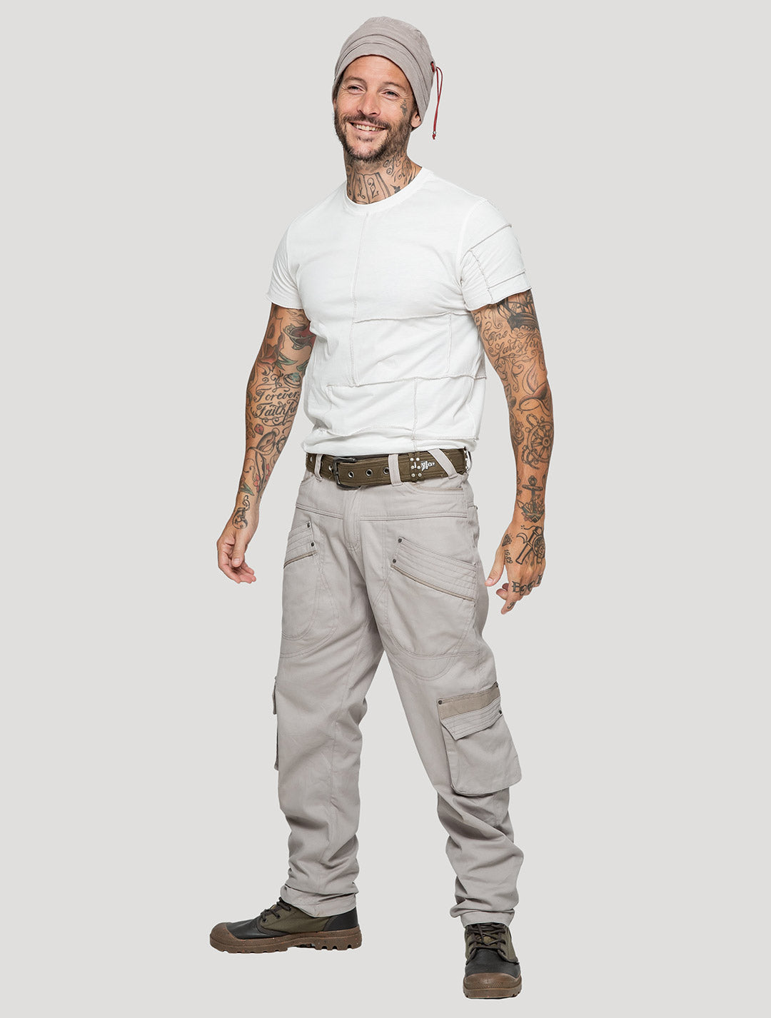 "Ornament Rmx" Cargo Pants - Psylo Fashion