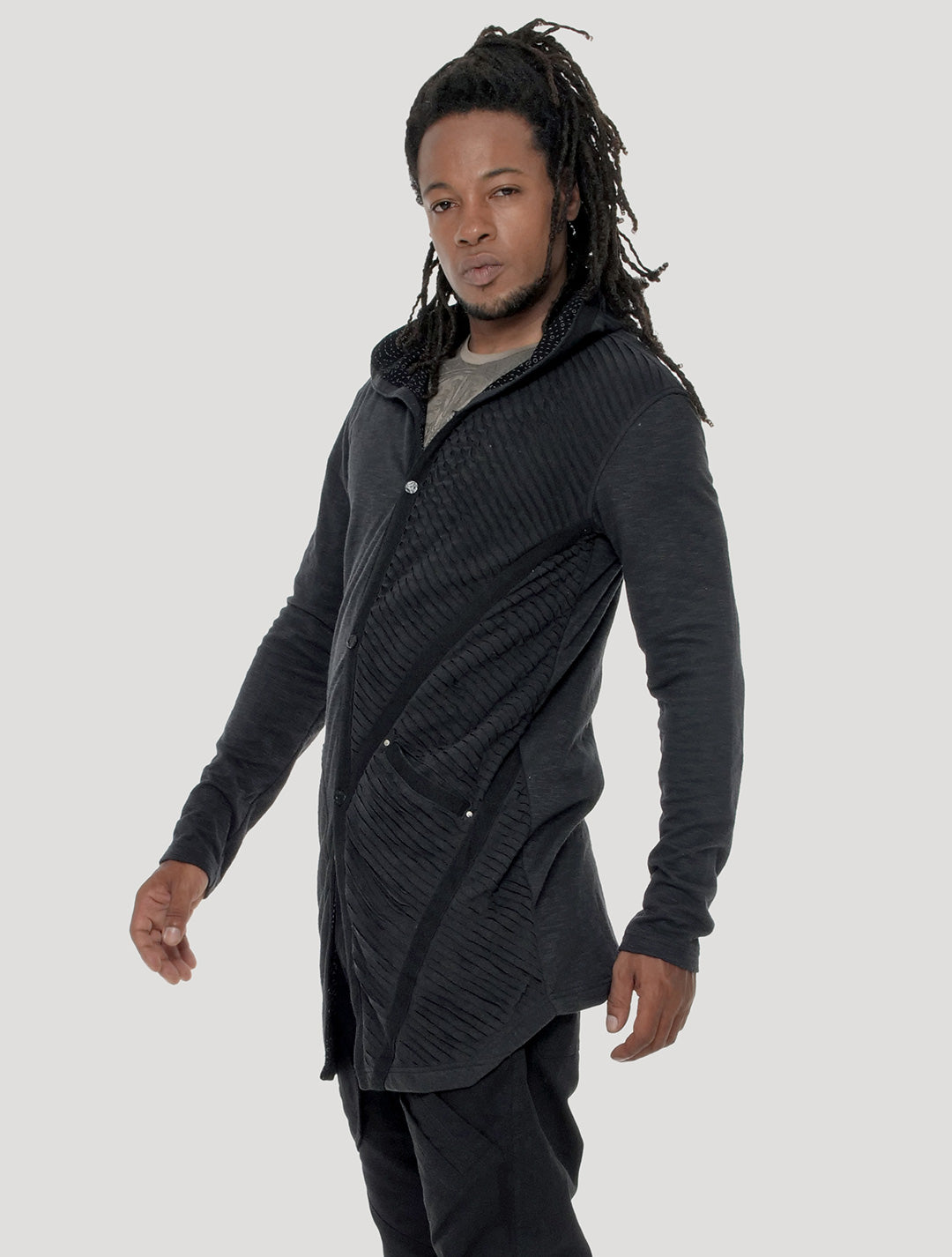 Plumped Hoodie Cardigan Light Coat - Psylo Fashion