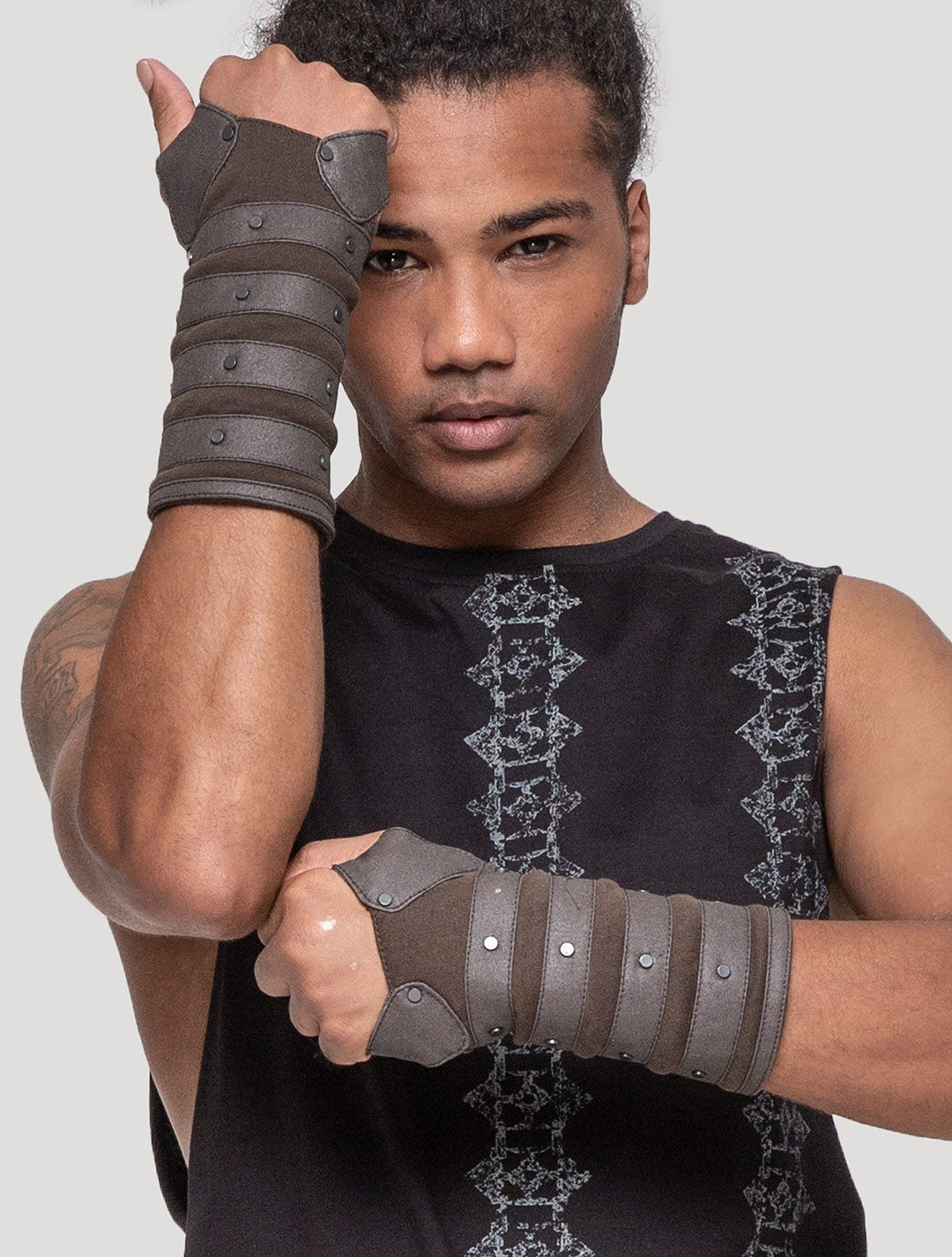 Olive green 'Pocket' 100% Cotton Armband - Psylo Fashion