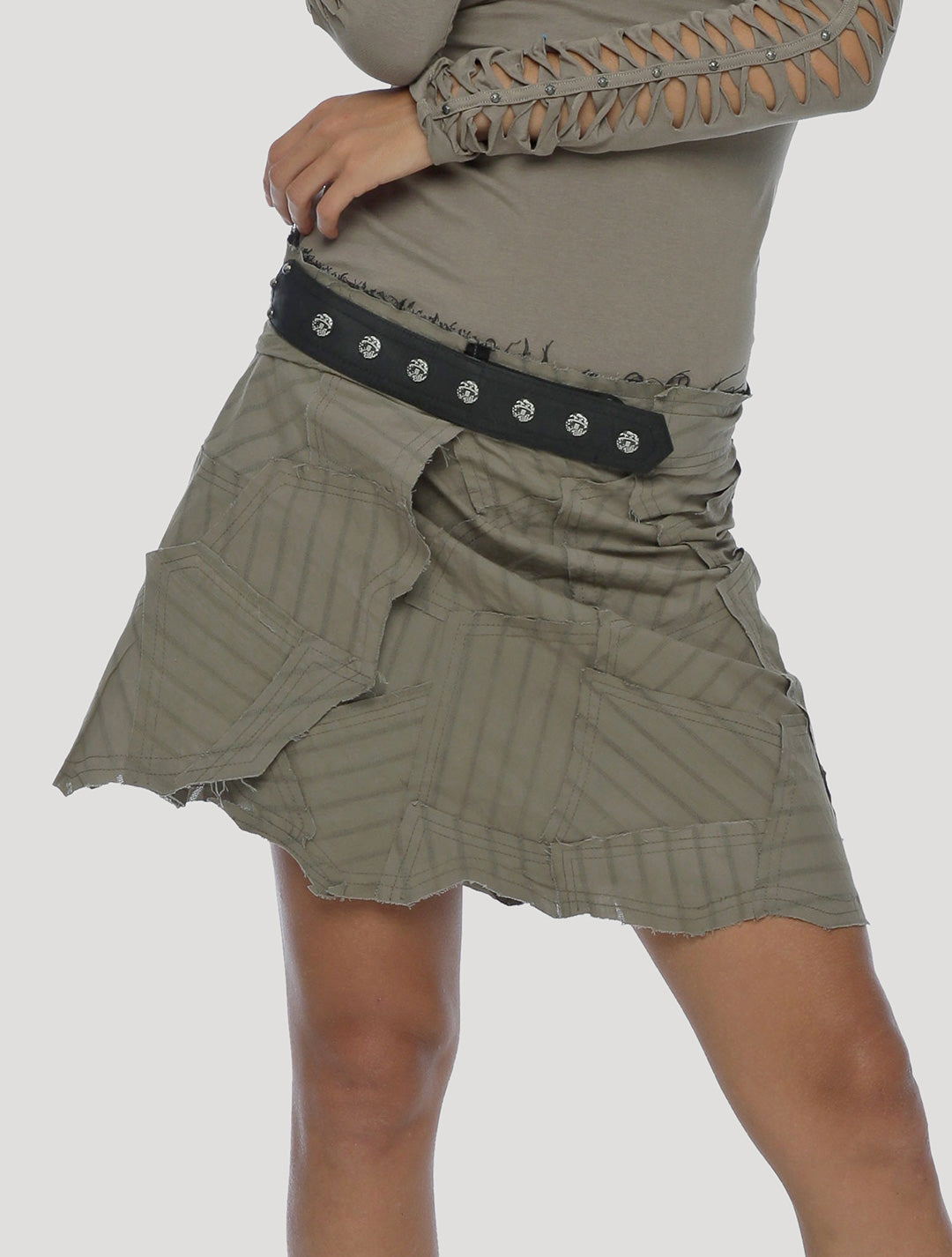 New Pecoa Veg Mini Wrap Skirt - Psylo Fashion