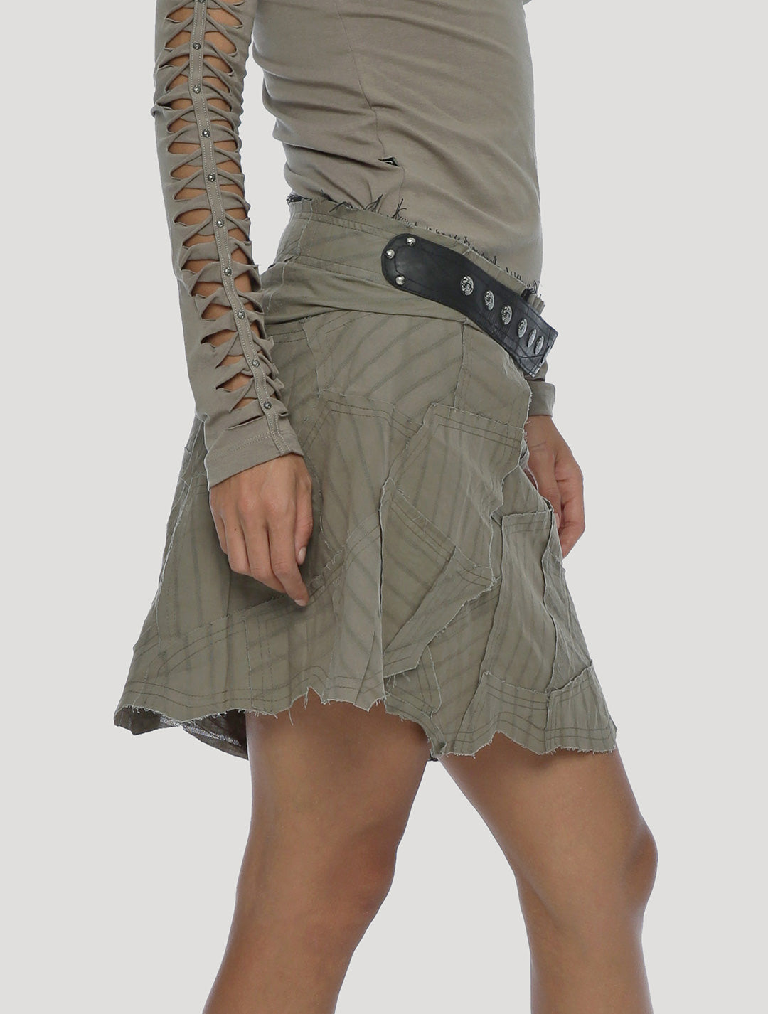New Pecoa Veg Mini Wrap Skirt - Psylo Fashion