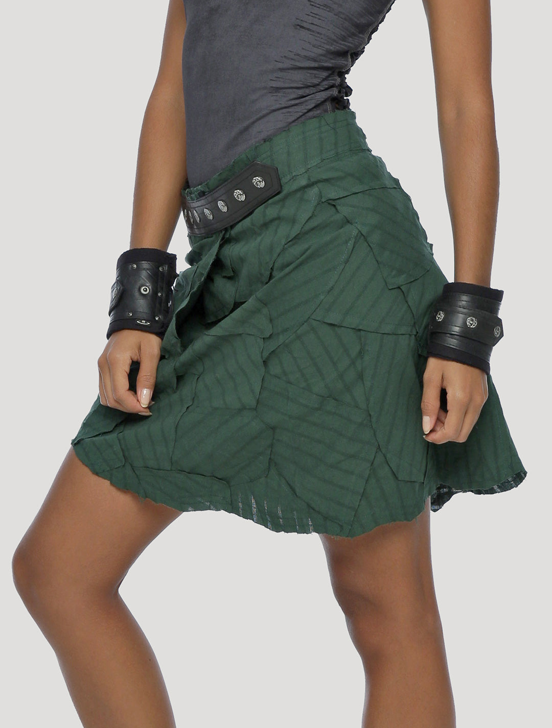 New Pecoa Veg Mini Wrap Skirt - Psylo Fashion