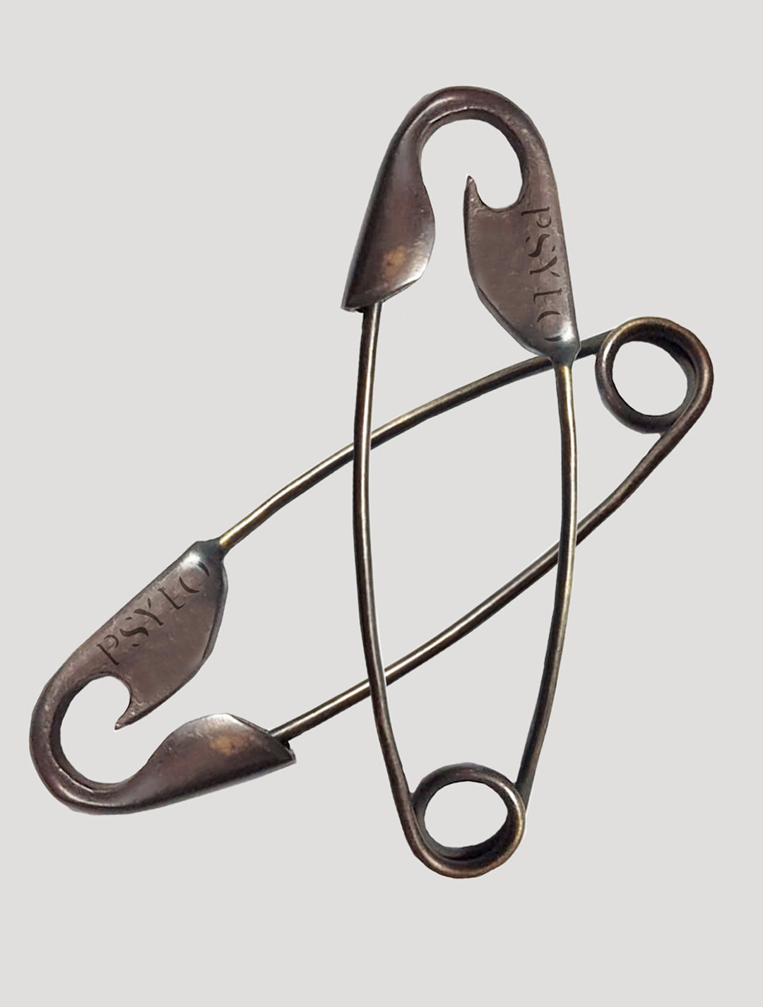 11 cm Giant Safety Pin Antique Brass Copper Extra-Large Safety Pins