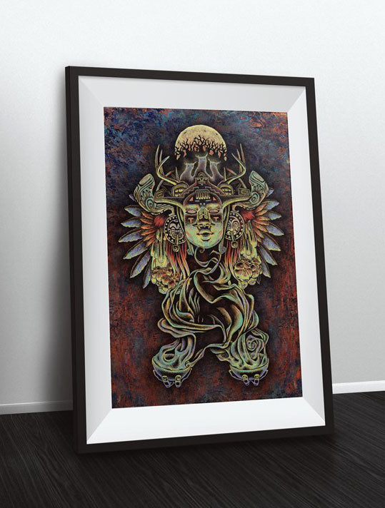 Mana Art Print by PlazmaLab - Psylo Fashion