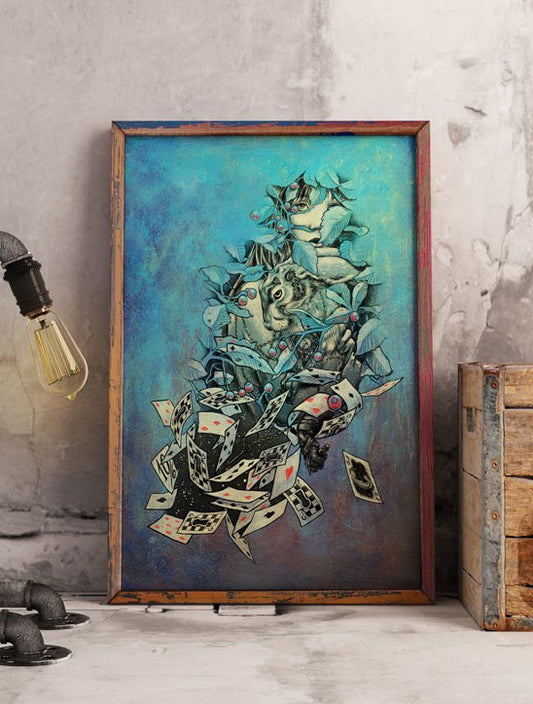 Alice in J Art Print by PlazmaLab - Psylo Fashion