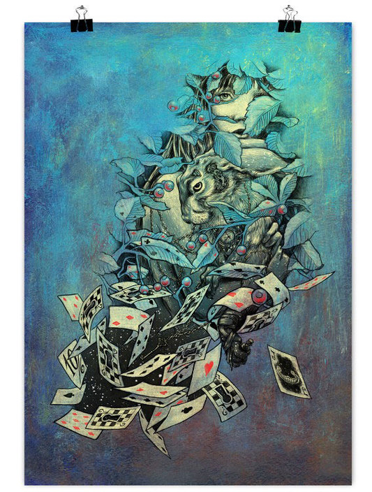 Alice in J Art Print by PlazmaLab - Psylo Fashion